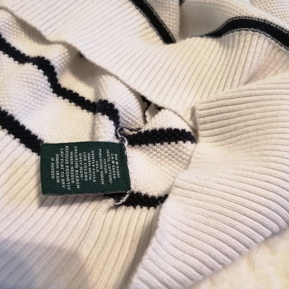 Ralph Lauren, nautical striped hooded sweater, size M - Picture 4 of 8